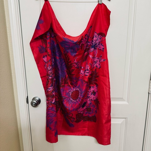 100% large silk scarf - Picture 1 of 5